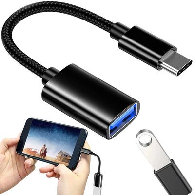 Adapter USB-C til almindelig USB til fx USB-hukommelse til mobil