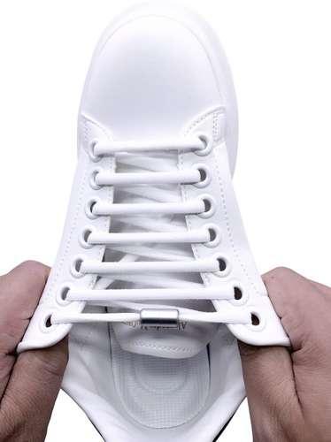 Elastiske snørebånd uden knude - Passer til alle sko - Op til 100cm