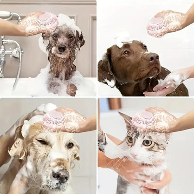 Pet badebørste / Shampoo børste til dyr