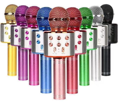 Karaoke mikrofon med højttaler og Bluetooth