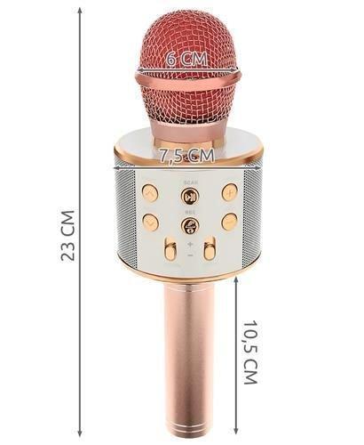 Karaoke mikrofon med högtalare och Bluetooth