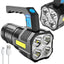 Kraftfull Uppladdningsbar LED-ficklampa