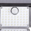 Kraftfulla solcellslampa med 181 LED-lampor med skymningsrörelsesensor