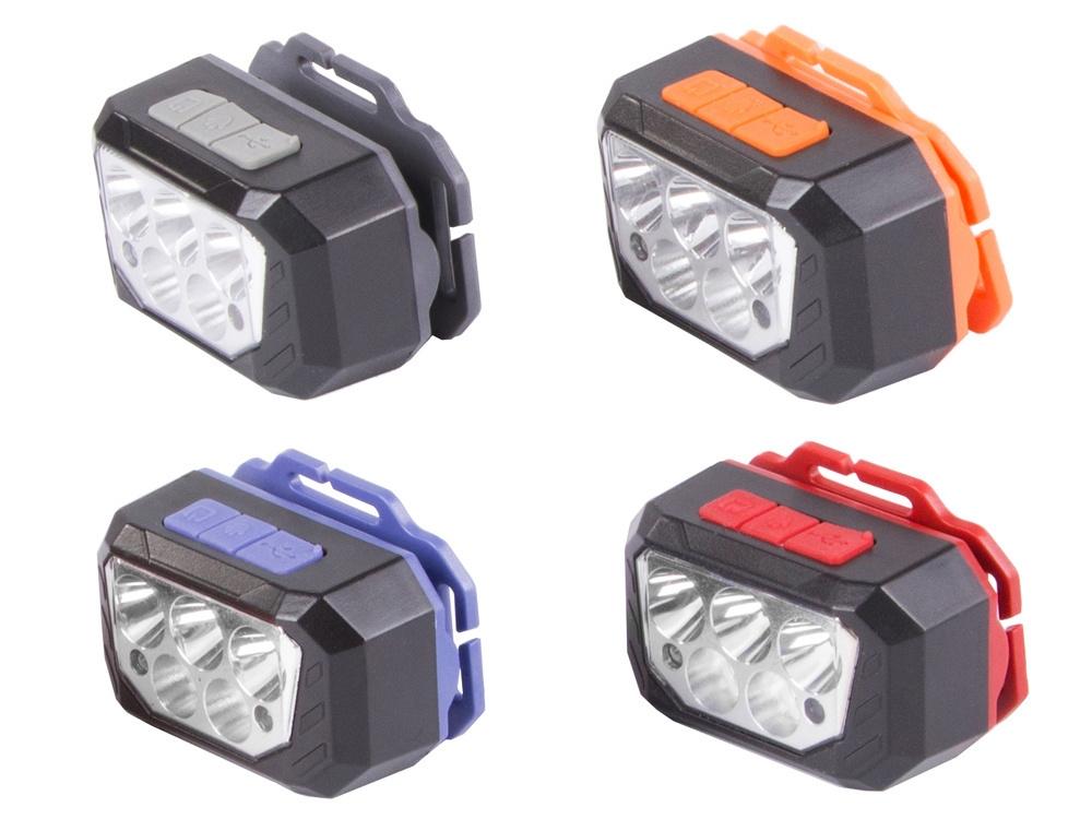 Genopladelig pandelampe med 3x XHP30 og 6x SMD LED'er