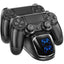 Ladestation til 2 PS4 controllere