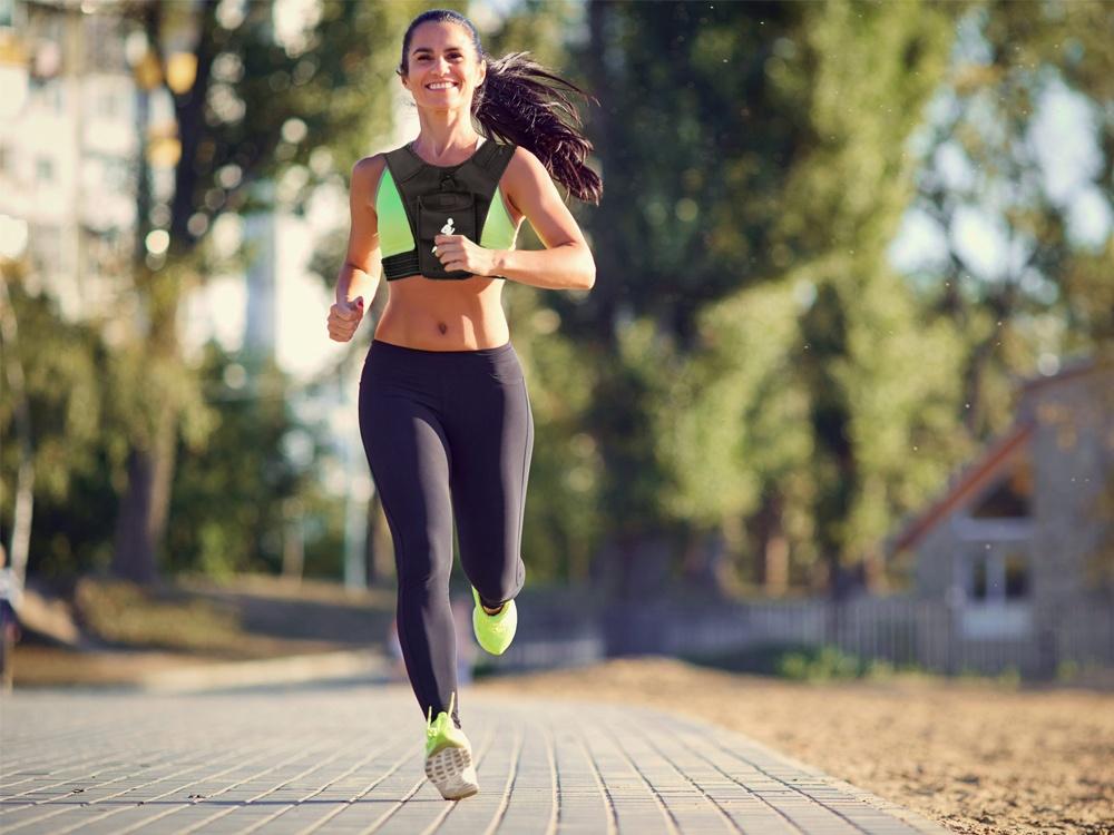 Løbevest / Joggingvest med mobillomme