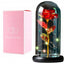 Lyxig Evig Ros i Glas Med LED-Ljus