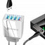 Mobilladdare / Snabbladdare med 4 uttag - QC3