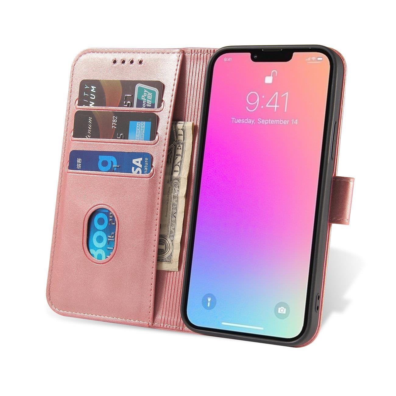 Pung etui iPhone 15 3 kort Pink