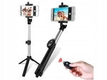 Selfiestick / tripod mobilstativ med bluetooth fjärrkontroll