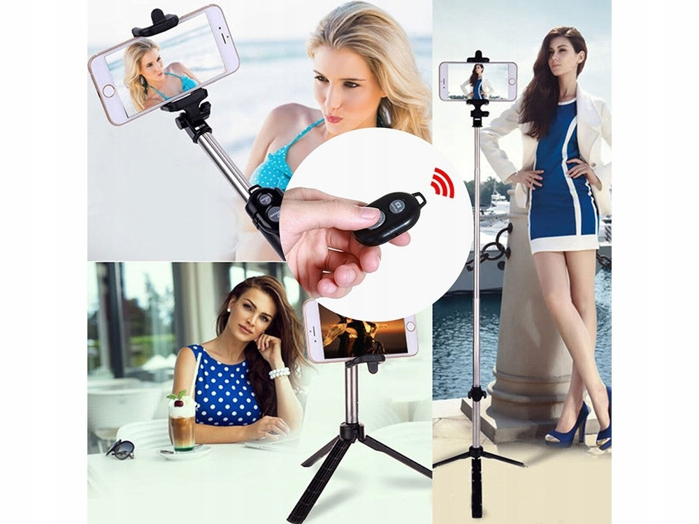 Selfiestick / tripod mobilstativ med bluetooth fjärrkontroll
