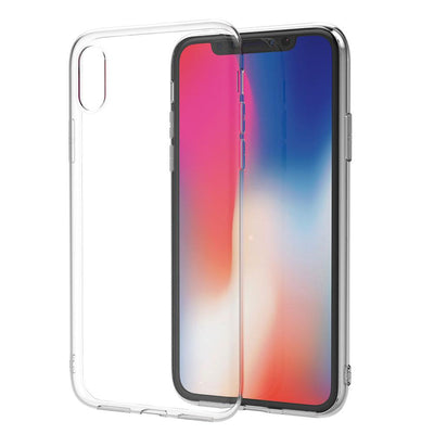 Cover til iPhone X/Xs i gennemsigtigt gummi