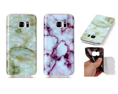 Skal i gummi, Samsung Galaxy S6 Edge, Marmor