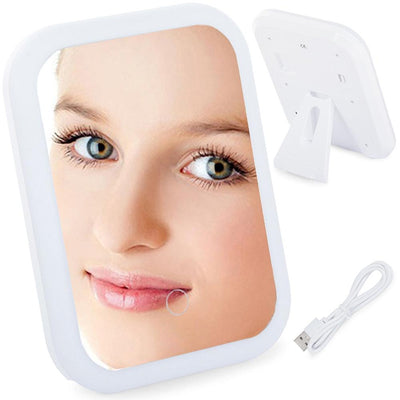 Makeup spejl med LED belysning