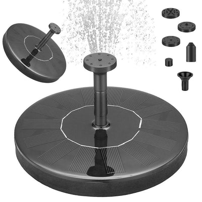 Solcellsdriven Vattenfontän 16 cm