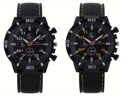 Sporty Quartz Watch / Armbåndsur med Silikonerem