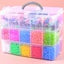 Kæmpe Loom Bands Kit - 15.000 stk og masser af tilbehør.