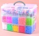 Kæmpe Loom Bands Kit - 15.000 stk og masser af tilbehør.