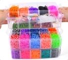 Kæmpe Loom Bands Kit - 15.000 stk og masser af tilbehør.