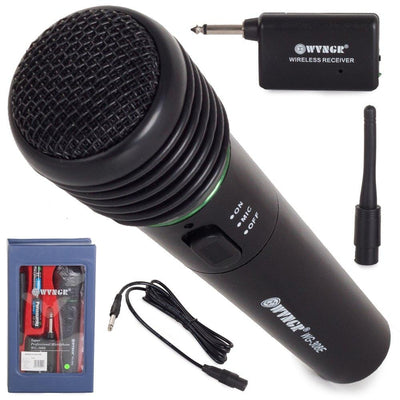 Trådløs Karaoke mikrofon med modtager til TV/stereo