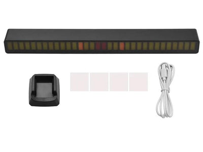 USB LED lampe med reaktion på lyd - Multicolor neon RGB LED