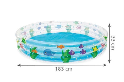 Oppustelig pool - 480L - Bestway - 183cm/33cm