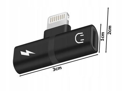 iPhone 1x iPhone til 2x iPhone adapter