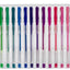 140 gelpenne i forskellige farver inklusive metallic, glitter osv