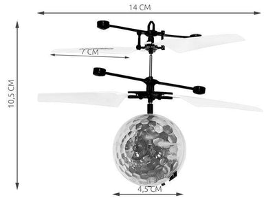 Flyvende Discobold - Drone - Bevægelsesfølsom