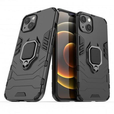 Hybrid Armor Ring Cover, iPhone 13 Mini, Ekstra slidstærkt cover