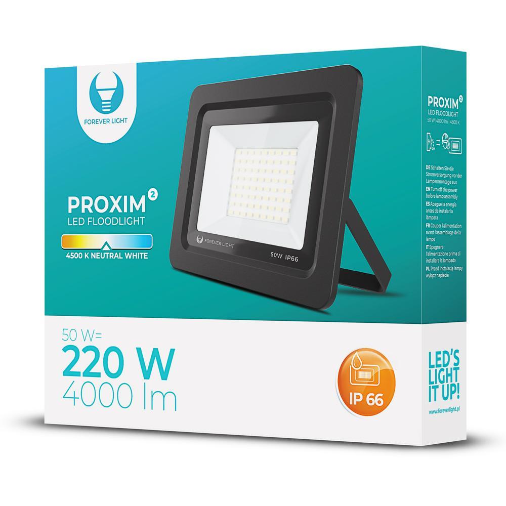 LED Stålkastare / Floodlight, 50w (220w) Utomhus godkänd