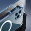 MagSafe etui iPhone 12 Pro - gennemsigtigt gummi,