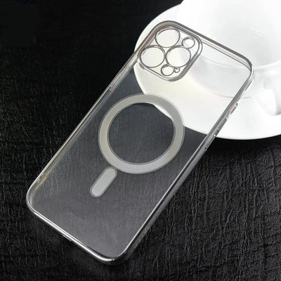 MagSafe etui til iPhone 13 Pro med sølvdetaljer