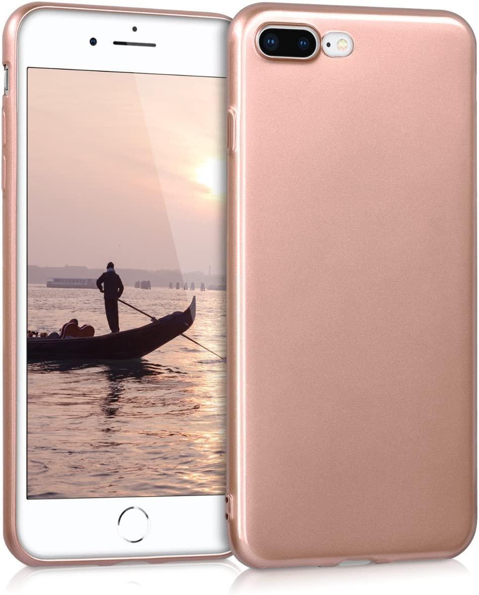 Soft shell (TPU) i metallisk farve, iPhone 7 Plus / 8 Plus