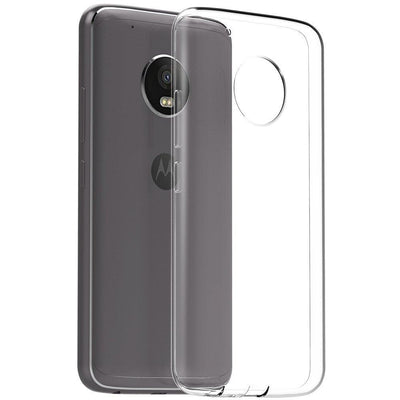 Motorola Moto G5 Plus Cover i gennemsigtigt gummi,