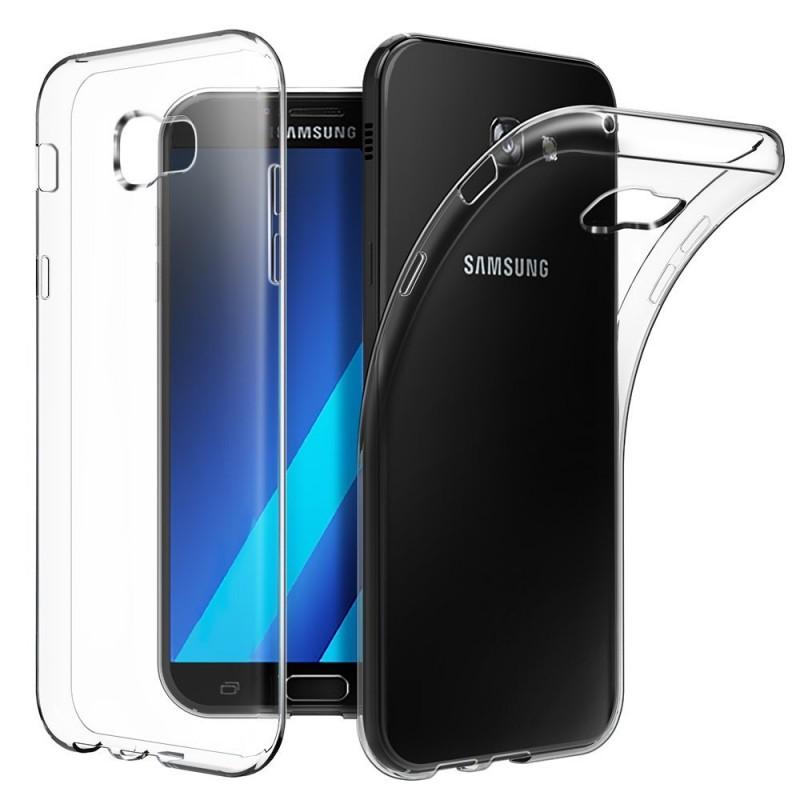 Samsung A3 2017 cover i gennemsigtigt gummi,