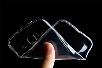 Samsung Core Prime Shell i gennemsigtigt gummi,