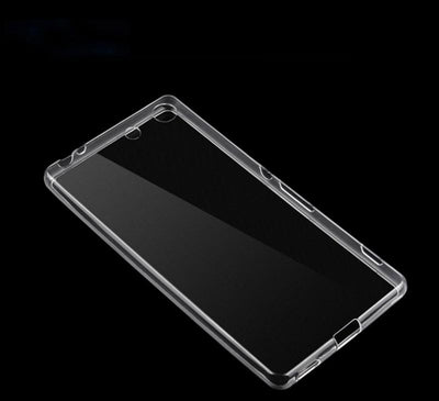 Sony Xperia M5 cover i gennemsigtigt gummi,