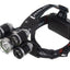 Superstark pannlampa 5x CREE T6 - inkl Laddbara Batterier