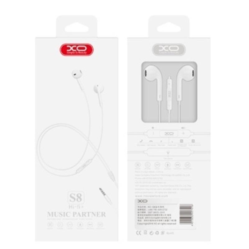 XO Headset med volumenkontrol - iPhone kompatibel - 3,5 mm